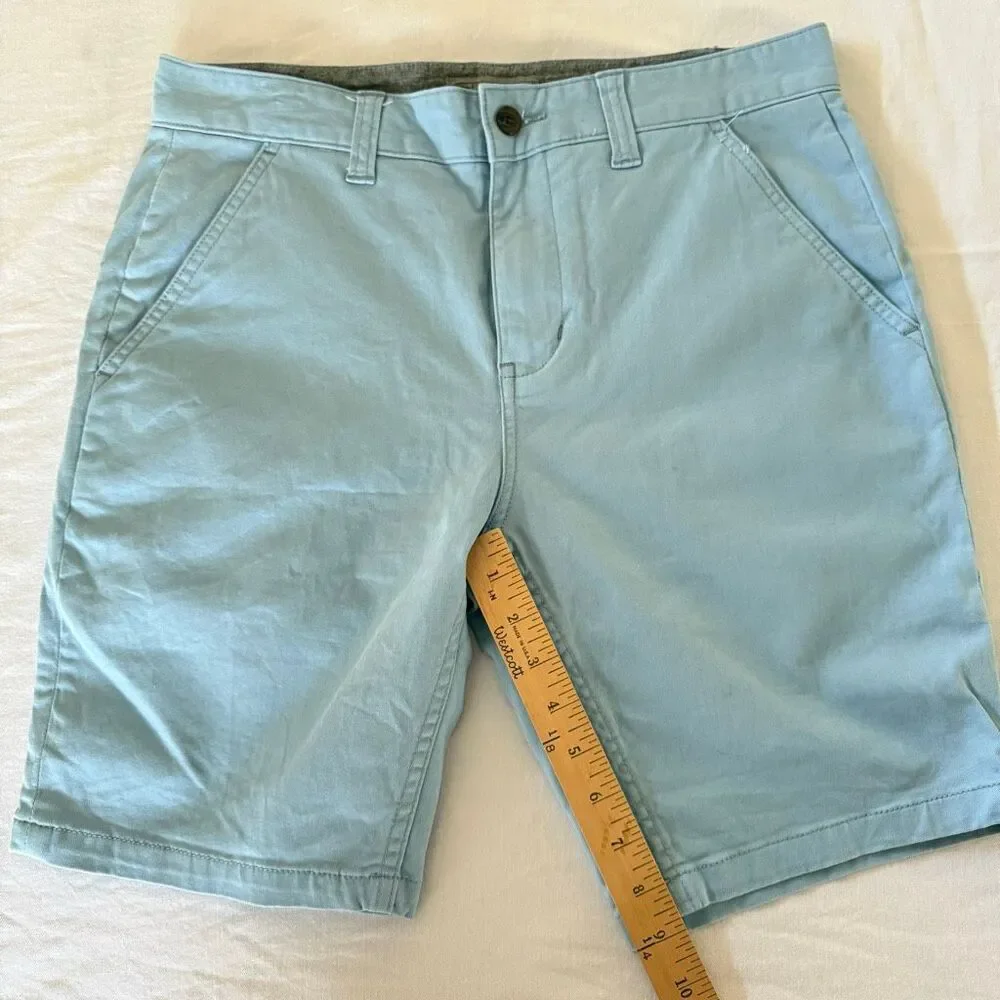 Charles & A Half | Chino Shorts | Light Blue Flat Front | Men’s Size 30 - Picture 7 of 9